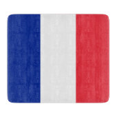 フランスの国旗(フランス) カッティングボード (正面)