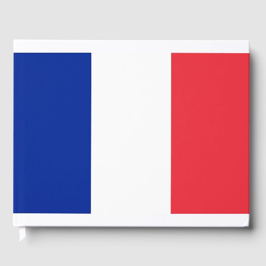 フランスの国旗(フランス) ゲストブック (正面)