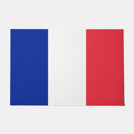 フランスの国旗(フランス) ドアマット (正面)