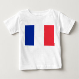 フランスの国旗（フランス） ベビーTシャツ