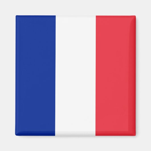 フランスの国旗(フランス) マグネット (正面)