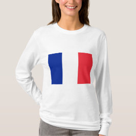 フランスの国旗（フランス） Tシャツ