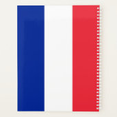 フランスの国旗 プランナー手帳 (裏面)