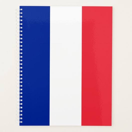 フランスの国旗 プランナー手帳 (正面)