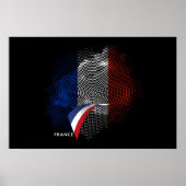 フランスの国旗 ポスター (正面)