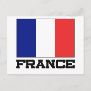 フランスの国旗 ポストカード