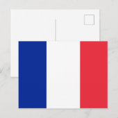 フランスの国旗 ポストカード (正面/裏面)