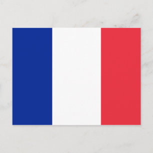 フランスの国旗 ポストカード