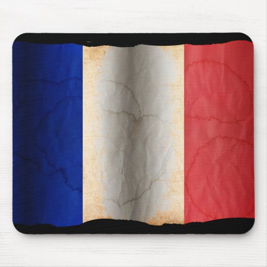 フランスの国旗 マウスパッド (正面)