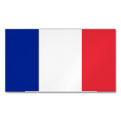 フランスの国旗 マグネット名刺 (正面)