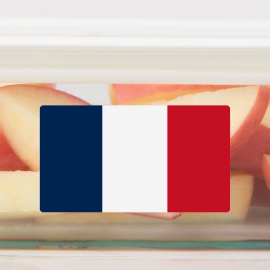 フランスの国旗 ラベル (貼付)