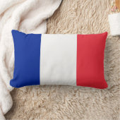 フランスの国旗 ランバークッション (ブランケット)