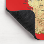 フランスの地図マウスパッド マウスパッド (コーナー)