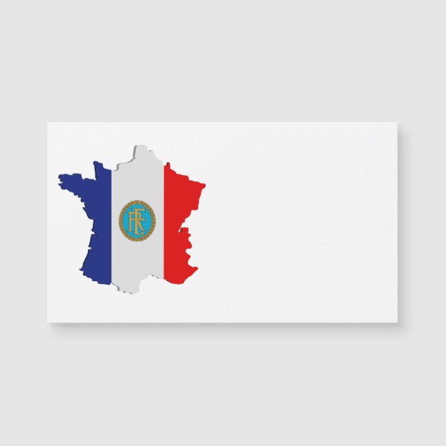 フランスの地図 (正面)