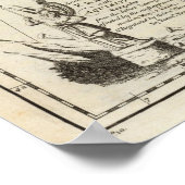 フランスの地図2 ポスター (角)