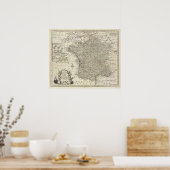 フランスの地図2 ポスター (キッチン)