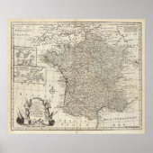 フランスの地図2 ポスター (正面)