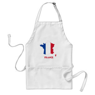 フランスの地図 スタンダードエプロン