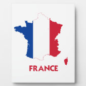 フランスの地図 フォトプラーク (正面)