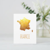 フランスの地図 ポストカード (スタンド正面)