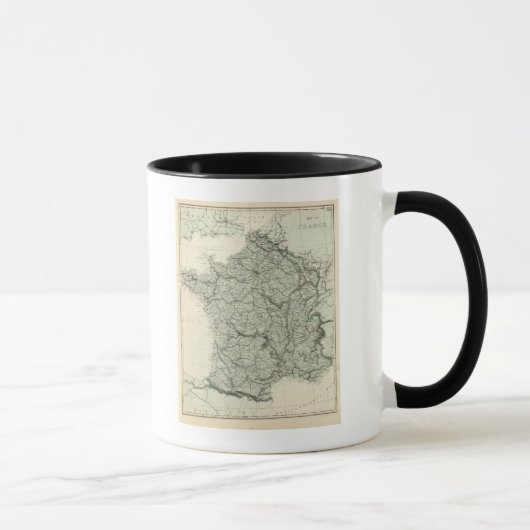 フランスの地図 マグカップ (右)