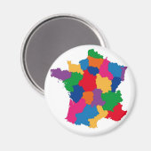 フランスの地図 マグネット (正面/裏面)