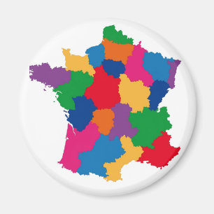 フランスの地図 マグネット