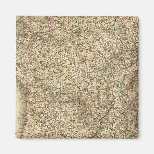 フランスの地図 マグネット (正面)