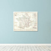 フランスの地域2 キャンバスプリント (インサイチュ (ウッドフロア))