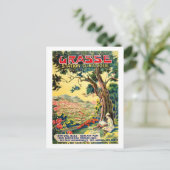 フランスの夏のグラスタウンを見る ポストカード (スタンド正面)