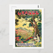 フランスの夏のグラスタウンを見る ポストカード (正面/裏面)