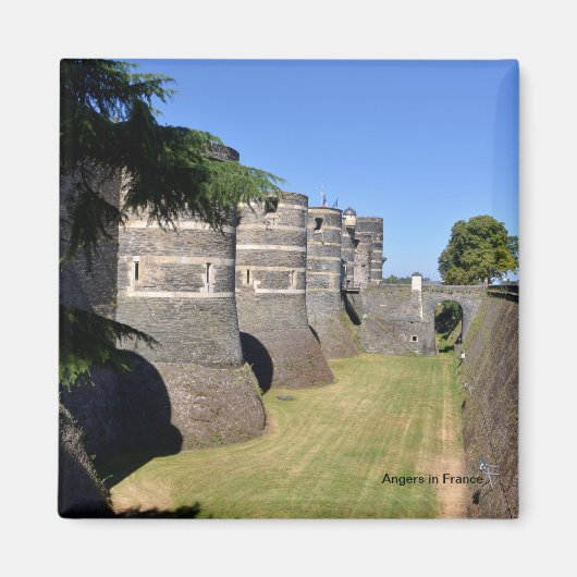 フランスの天使の城 マグネット (正面)