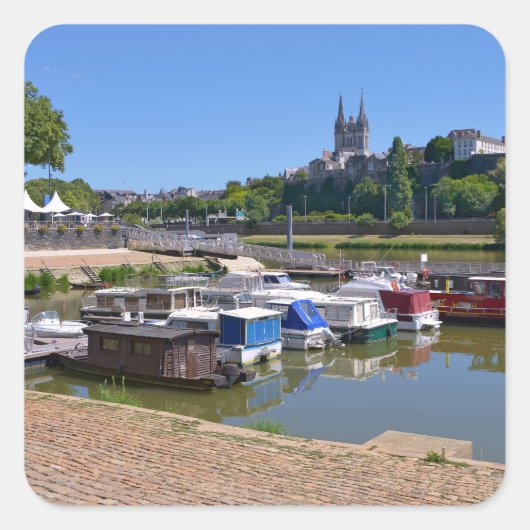 フランスの天使の港 スクエアシール (正面)