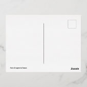 フランスの天使の港 箔シーズンポストカード (裏面)