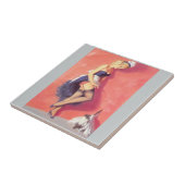 フランスの女 タイル (側面)