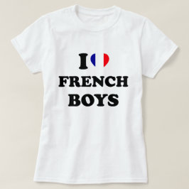 フランスの少年が好き Tシャツ
