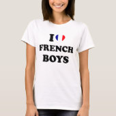 フランスの少年が好き Tシャツ (正面)