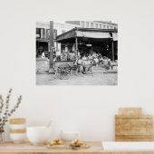 フランスの市場（ニューオーリンズ）: 1910 ポスター (キッチン)