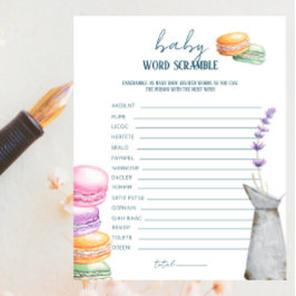 フランスの市場 – ベビー言葉スクランブルゲーム