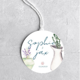 フランスの市場 – 花 – シャワーお気に入りシール ラウンドシール