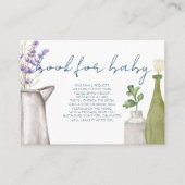 フランスの市場 – 花 – ベビー挿入用の本 プレイスカード (正面)