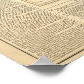 フランスの年表 ポスター (角)