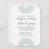 フランスの庭園の結婚式招待状スfrom Versailles 招待状 (正面)