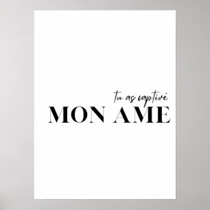フランスの引用文。捕虜としてのTU名» Poster ポスター