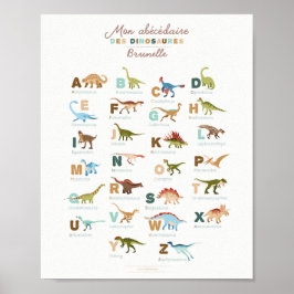 フランスの恐竜(Abecdaire Dinosaures) ポスター