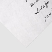 フランスの手書きと赤いバラシリーズ デザイン13 薄葉紙 (詳細)