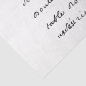 フランスの手書きと赤いバラシリーズ デザイン14 薄葉紙 (詳細)