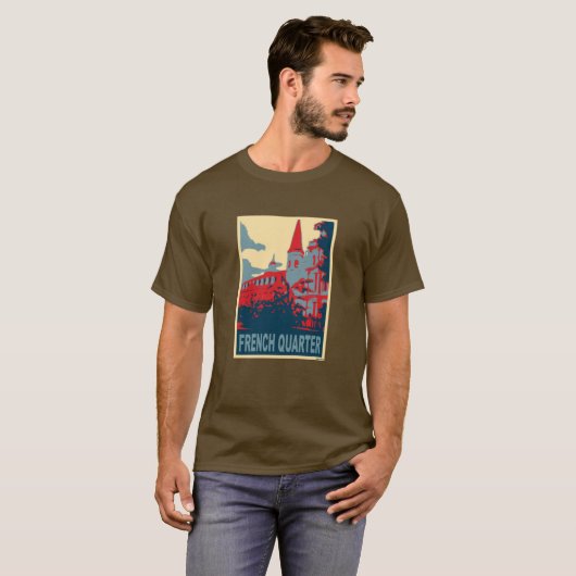 フランスの抽象芸術教会 Tシャツ (正面フル)