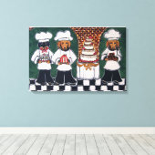 フランスの料理長 キャンバスプリント (インサイチュ (ウッドフロア))