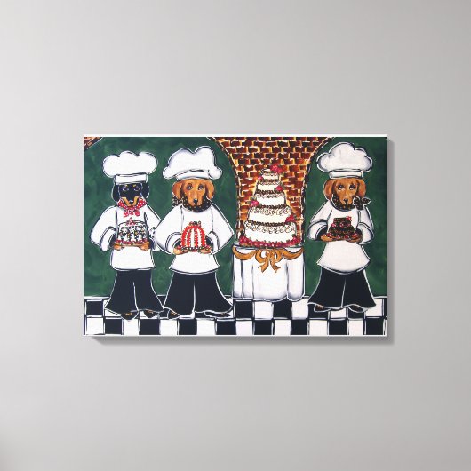 フランスの料理長 キャンバスプリント (正面)